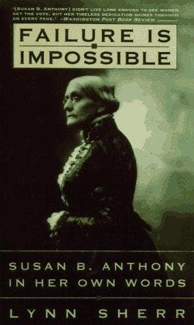Cover of Failure is impossible by Lynn Sherr