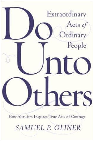 Cover of Do Unto Others by Samuel P. Oliner