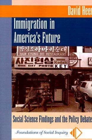 Cover of Immigration in America's future by David M. Heer