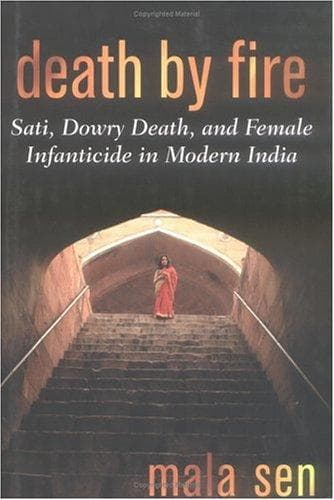 Cover of Death by Fire by Mala Sen