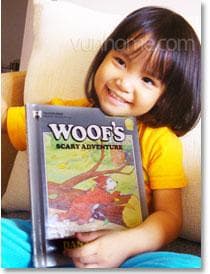 Cover of Woof's scary adventure by Danae Dobson