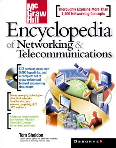 Cover of McGraw-Hill encyclopedia of networking & telecommunications by Thomas Sheldon
