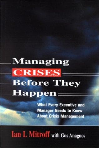 Cover of Managing crises before they happen by Ian I. Mitroff