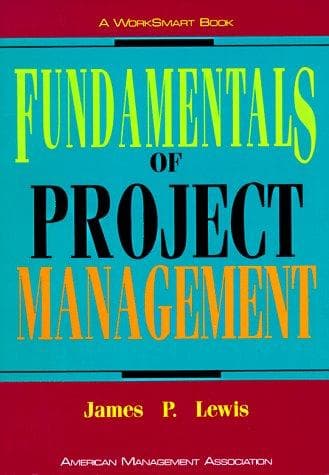 Cover of Fundamentals of project management by Lewis, James P