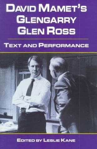 Cover of David Mamet's Glengarry Glen Ross by Leslie Kane