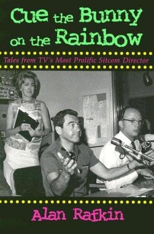 Cover of Cue the bunny on the rainbow by Alan Rafkin