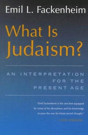 Cover of What is Judaism? by Emil L. Fackenheim