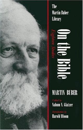 Cover of On the Bible by Martin Buber