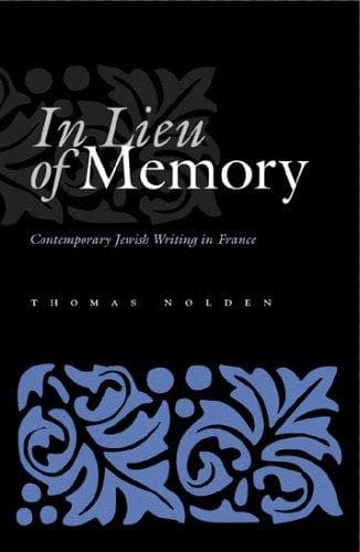 Cover of In lieu of memory by Thomas Nolden
