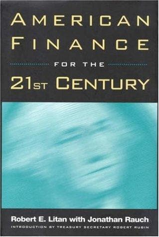 Cover of American finance for the 21st century by Robert E. Litan