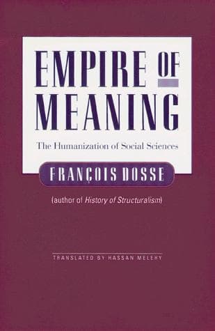 Cover of Empire of meaning by François Dosse