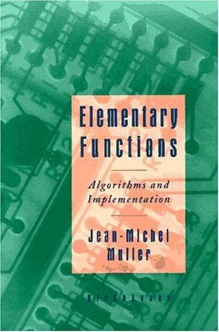 Cover of Elementary functions by J. M. Muller