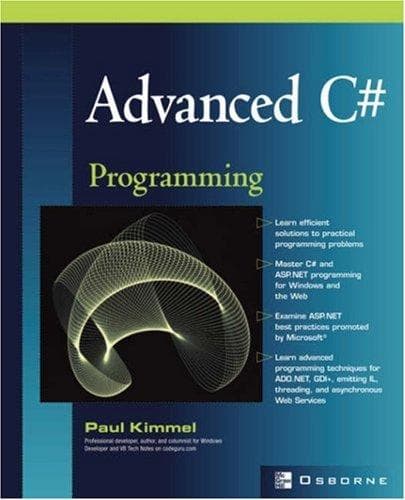Cover of Advanced C# programming by Paul Kimmel