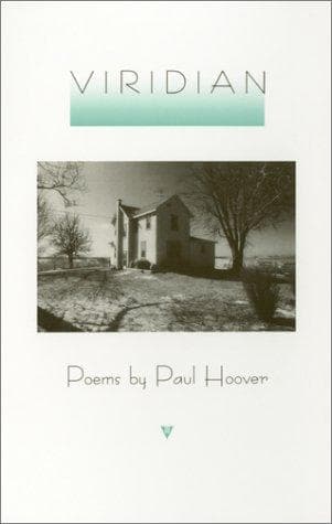Cover of Viridian by Paul Hoover