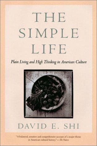 Cover of The simple life by David Emory Shi