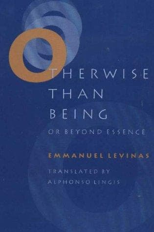 Cover of Otherwise than being, or, Beyond essence by Emmanuel Levinas