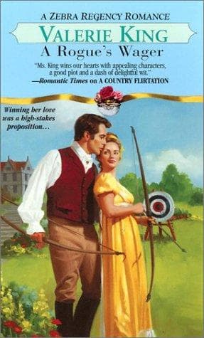 Cover of A Rogue's Wager by Valerie King