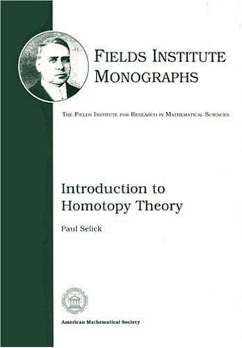 Cover of Introduction to homotopy theory by Paul Selick