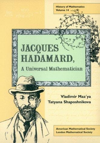 Cover of Jacques Hadamard by V. G. Mazʹi͡a