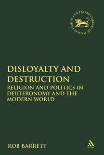 Cover of Disloyalty and destruction by Rob Barrett