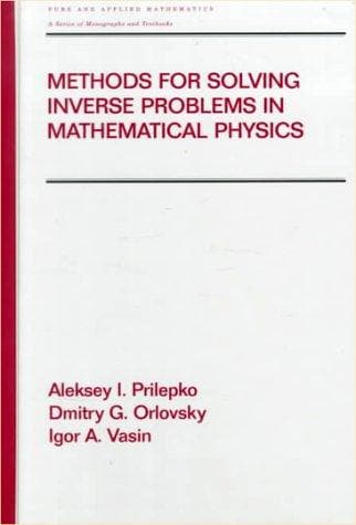 Cover of Methods for solving inverse problems in mathematical physics by A. I. Prilepko