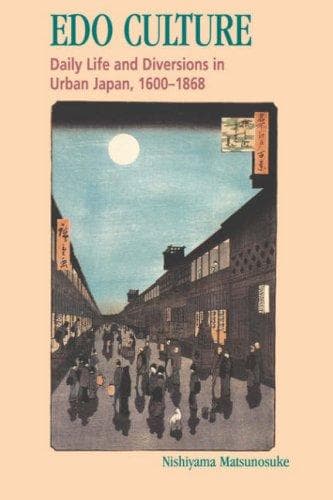Cover of Edo Culture by Nishiyama, Matsunosuke