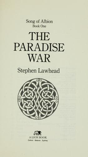 Cover of The Paradise War (The Song of Albion #1) by Stephen R. Lawhead
