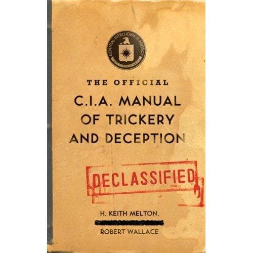Cover of The official CIA manual of trickery and deception by H. Keith Melton