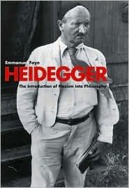 Cover of Heidegger, the introduction of Nazism into philosophy in light of the unpublished seminars of 1933-1935 by Emmanuel Faye