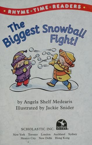 Cover of The biggest snowball fight! by Angela Shelf Medearis
