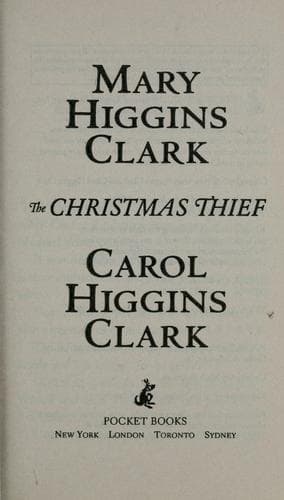 Cover of The Christmas thief by Mary Higgins Clark