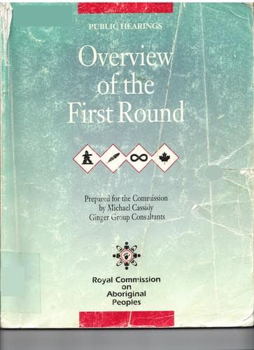 Cover of Overview of the first round by Michael Cassidy