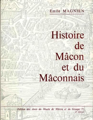 Cover of Histoire de Mâcon et du Mâconnais by Emile Magnien