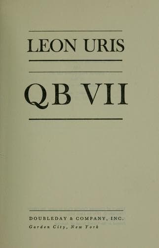 Cover of QB VII by Leon Uris