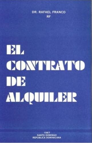 Cover of El contrato de alquiler by Franco, Rafael