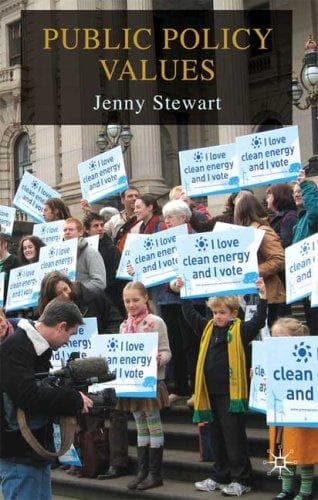 Cover of Public policy values by Jenny Stewart