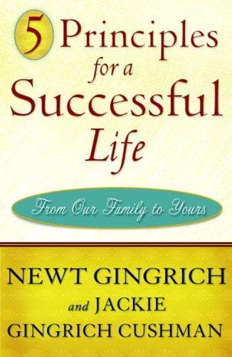 Cover of 5 Principles for a Successful Life by Newt Gingrich