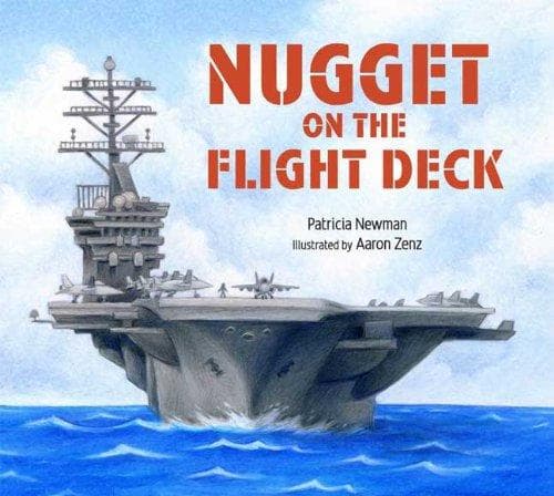 Cover of Nugget on the flight deck by Patricia Newman