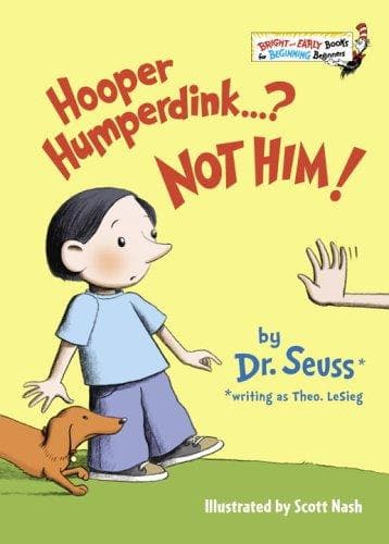 Cover of Hooper Humperdink ... ? Not him! by Dr. Seuss