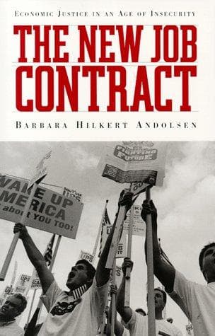 Cover of The New Job Contract by Barbara Hilkert Andolsen