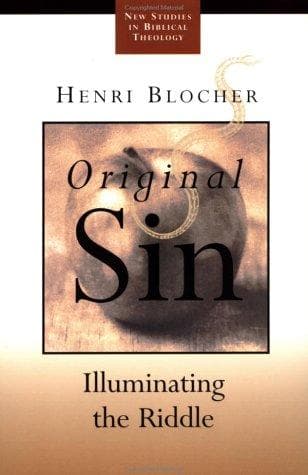 Cover of Original sin by Henri Blocher