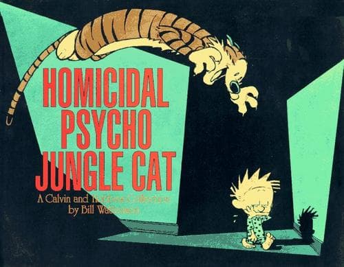 Cover of Homicidal psycho jungle cat by Bill Watterson