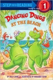 Cover of Dancing dinos at the beach by Sally Lucas