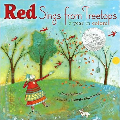 Cover of Red sings from treetops by Joyce Sidman