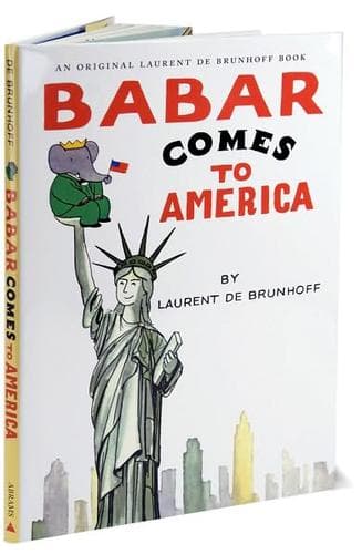 Cover of Babar en Amérique by Laurent de Brunhoff