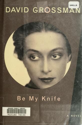 Cover of Be my knife by דויד גרוסמן