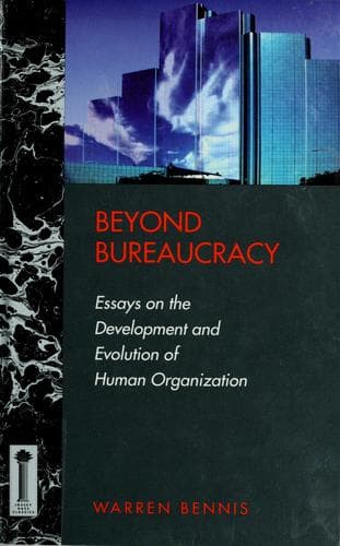 Cover of Beyond bureaucracy by Warren G. Bennis