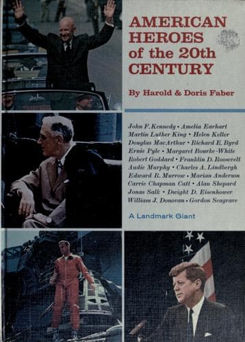 Cover of American heroes of the 20th century by Harold Faber