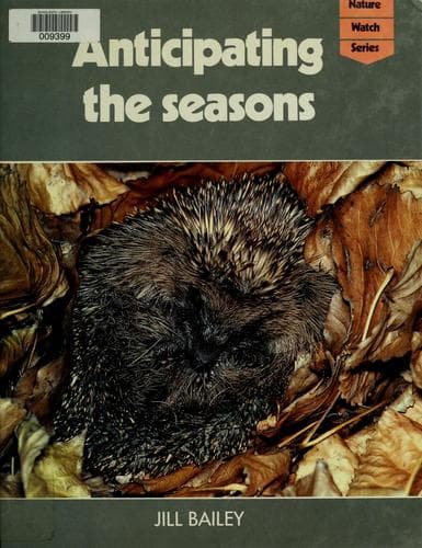 Cover of Anticipating the seasons by Jill Bailey