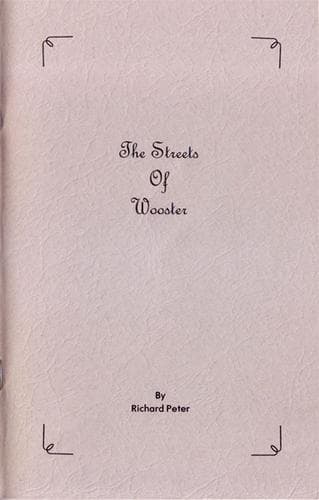 Cover of The streets of Wooster by Richard Peter